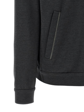 Gray Cotton Hoodie