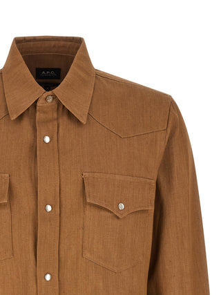 Brown Cotton Blouse