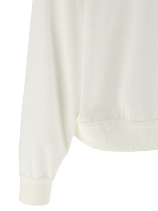 White Cotton Sweatshirt