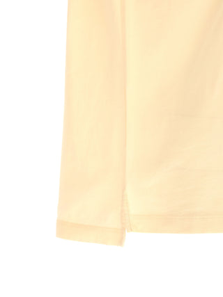 Camiseta de algodón beige