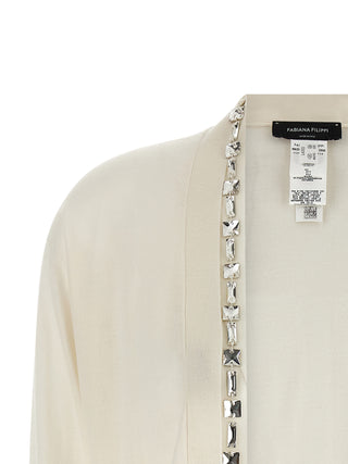 White Cashmere Cardigan