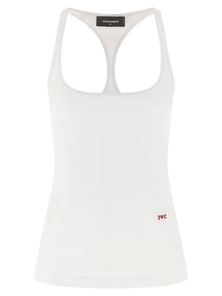 White Cotton Tank Tops