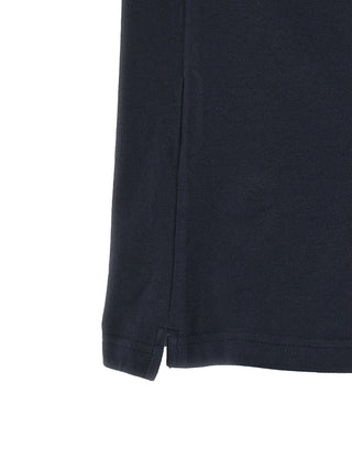 Blue Cotton Polo Shirt