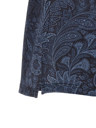 Blue Cotton Polo Shirt