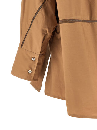 Brown Cotton Blouse