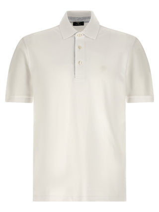 White Cotton Polo Shirt