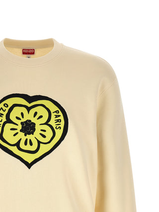 Beige Cotton Sweatshirt