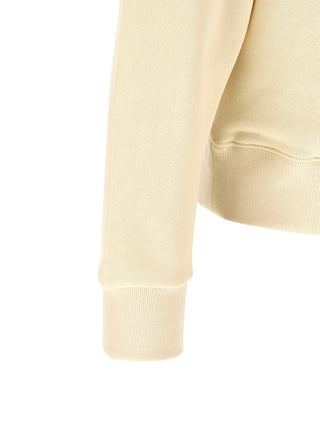 Beige Cotton Sweatshirt