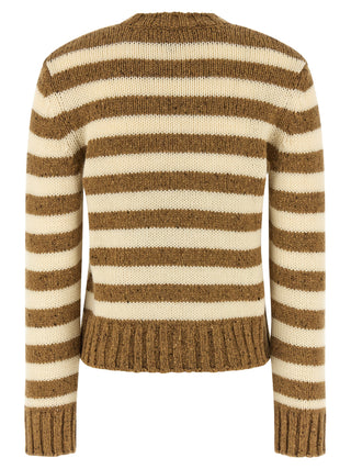 Brown Virgin Wool Cardigan