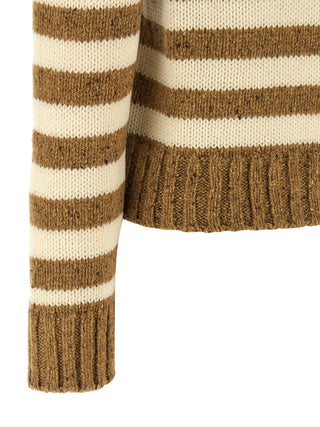 Brown Virgin Wool Cardigan