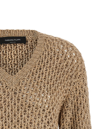 Brown Cotton Cardigan