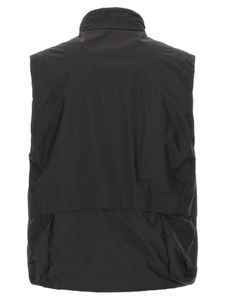 Black Polyamide Sleeveless Jacket