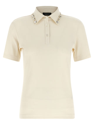 Beige Cotton Polo Shirt