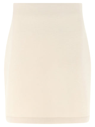 Beige Modal Long Skirt