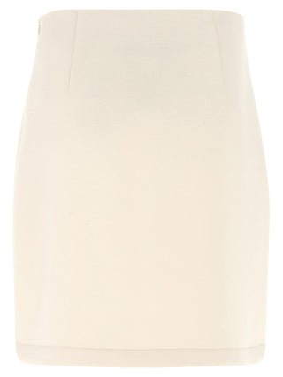 Beige Modal Long Skirt