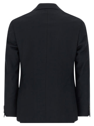 Blue Wool Two-Piece Suit