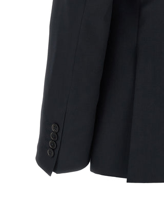 Blue Wool Two-Piece Suit