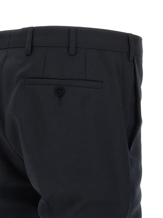 Blue Wool Two-Piece Suit