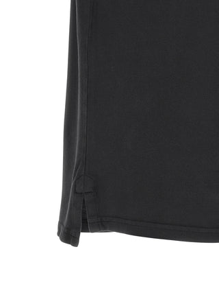 Black Cotton Polo Shirt