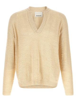 Cárdigan beige de algodón