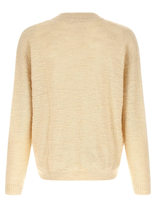 Cárdigan beige de algodón