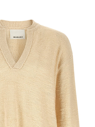 Cárdigan beige de algodón