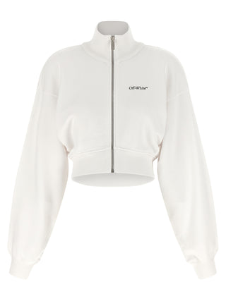 White Cotton Sweatshirt