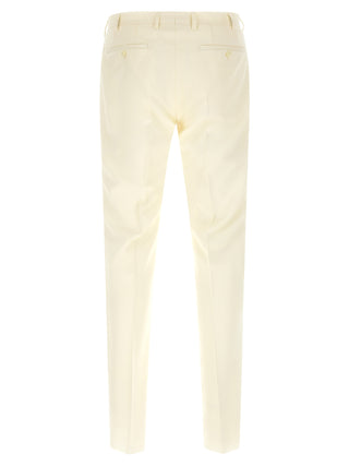 White Wool Two-Piece Suit