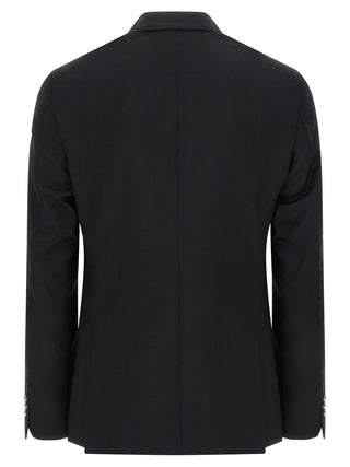 Black Wool Two-Piece Suit