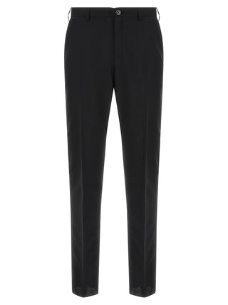 Black Wool Two-Piece Suit