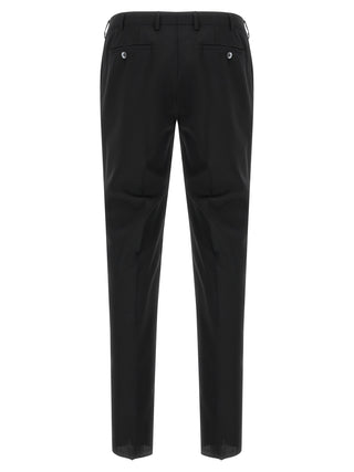 Black Wool Two-Piece Suit