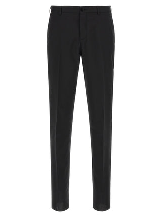 Black Wool Two-Piece Suit