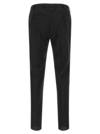 Black Wool Two-Piece Suit