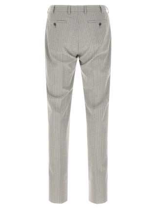 Gray Polyester Two-Piece Suit