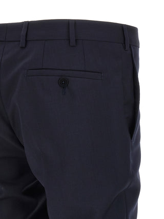 Blue Wool Two-Piece Suit