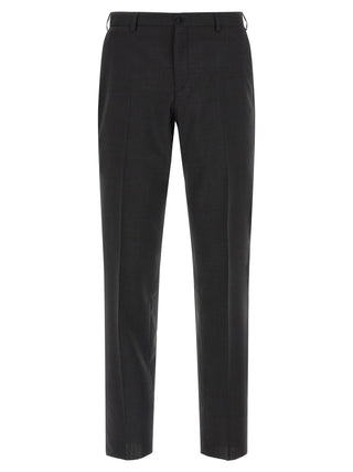 Gray Viscose Two-Piece Suit
