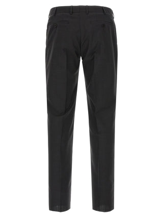 Gray Viscose Two-Piece Suit