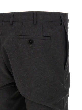 Gray Viscose Two-Piece Suit