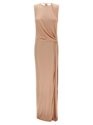 Multicolor Viscose Long Dress
