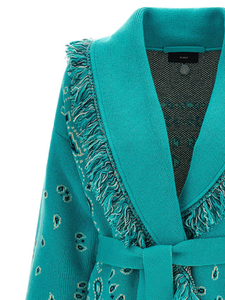 Blue Cashmere Cardigan