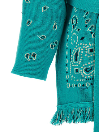 Blue Cashmere Cardigan