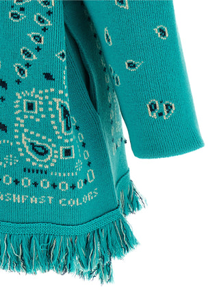 Blue Cashmere Cardigan