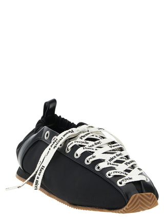 Black Polyamide Ballet Flats