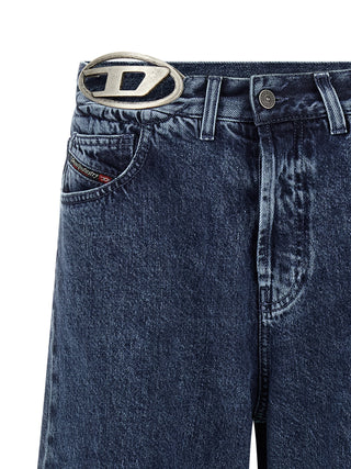 Blue Cotton Jeans Denim