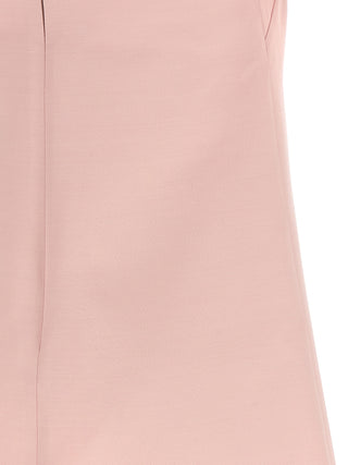 Multicolor Virgin Wool Short Dress