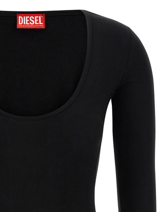 Black Viscose Bodysuit