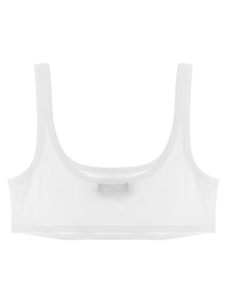 White Cotton Bra