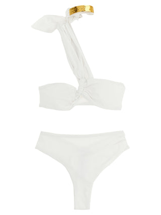 White Polyamide Bikini