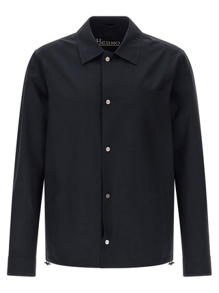 Blue Polyamide Shell Jacket