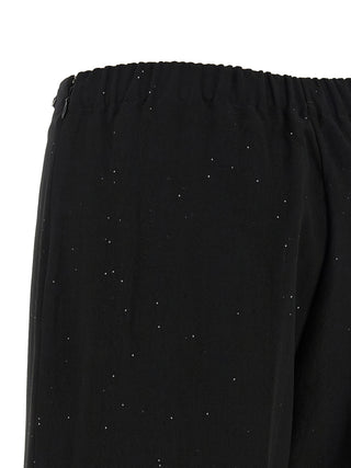 Black Viscose Pants